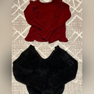 (Bundle of 2)Women’s Longsleeve Tops (SMALL)